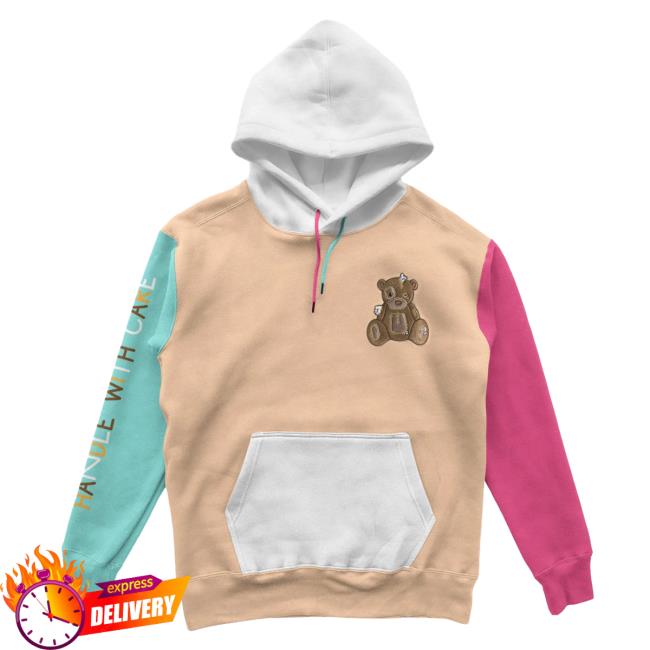 Official Dream Clothing Handle With Care Original Color Block Crewneck Sweatshirt Dreamclothinghq
