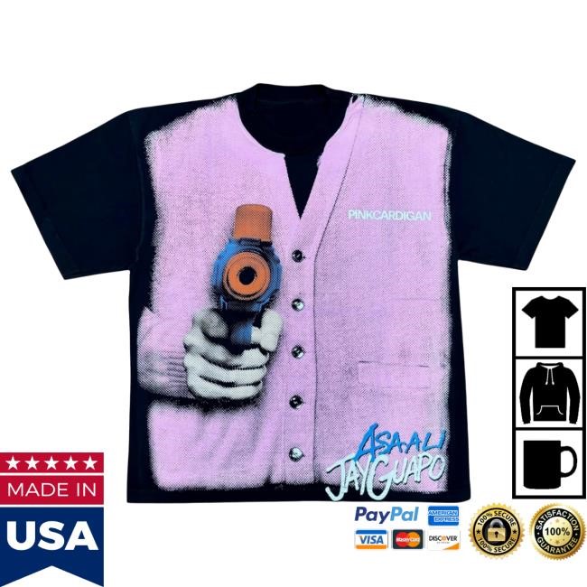 Jayguapo Pink Cardigan Tees | The Lost Bros Official Merch Store