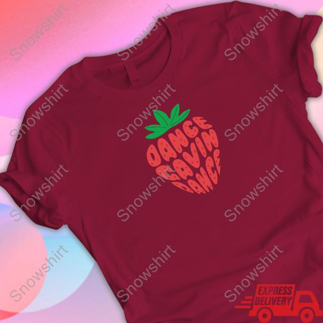 Dance Gavin Dance Strawberry Text Black Long Sleeve T Shirt Dance Gavin Dance Merch Strawberry Text Black Tee