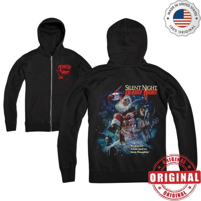 Official Cavity Colors Silent Night Deadly Night: He Knows - Zip Up Hoodie