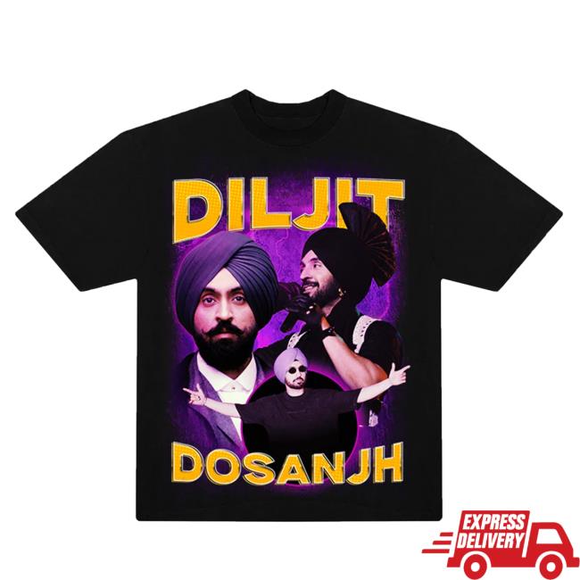 Diljit Dosanjh Shop Merch Diljit Dosanjh Vintage Tshirt