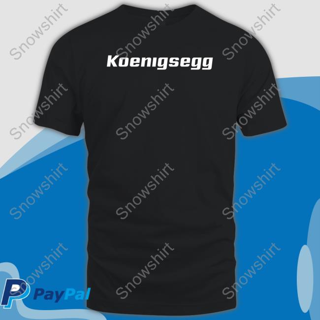 Official Koenigsegg Merch Koenigsegg Shirt