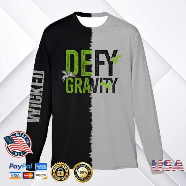 Wicked Unisex Defy Gravity Long Sleeve Shirt Wicked the Musical Shop