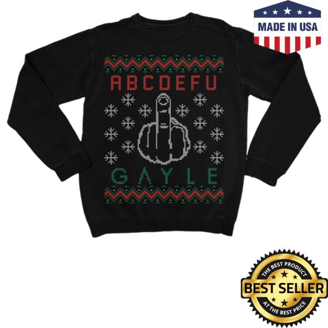 Official Gayle Merch Gayle Abcdefu Holiday Hoodie