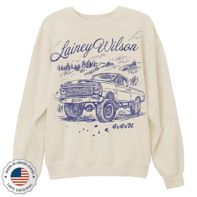 Official Lainey Wilson Merch Store Lainey Wilson Daydreamer Trucker Pullover Hoodie