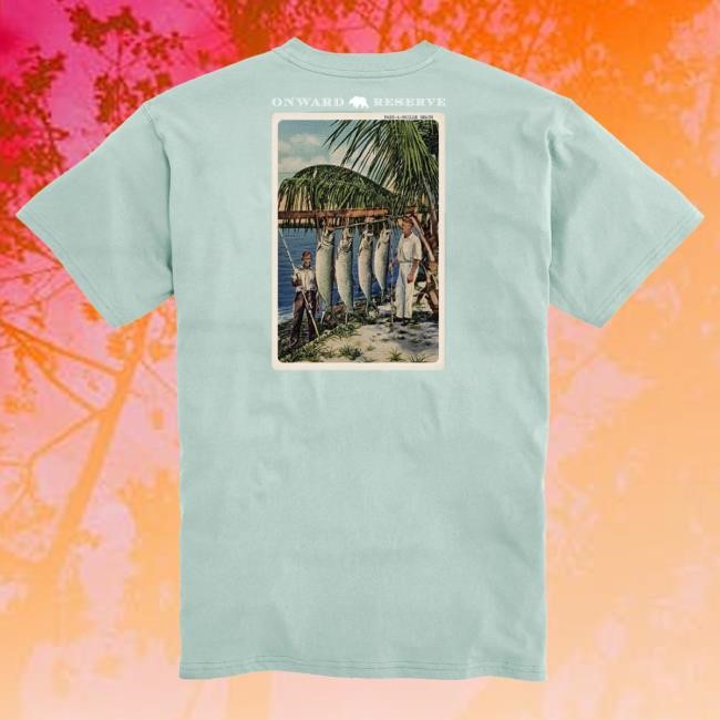 Vintage Graphic On the Dock Postcard Tee Onward Reserve