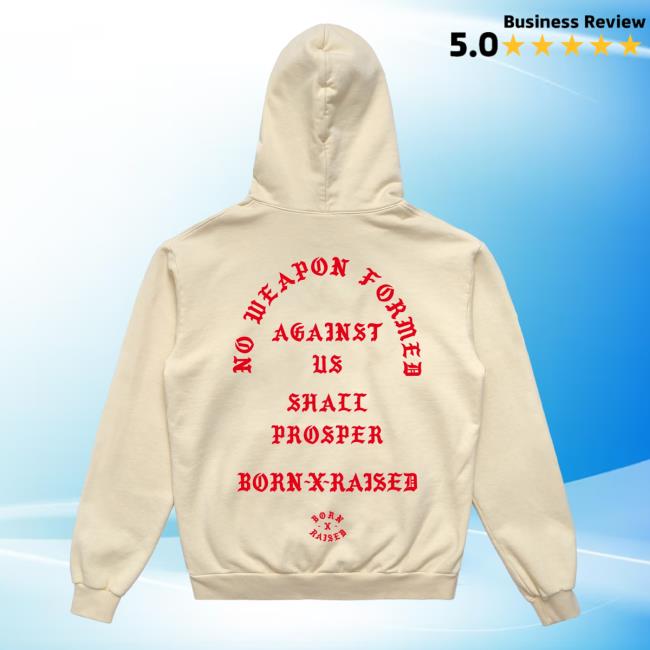 Official Born X Raised Store Shop Born X Raised No Weapon Sweatshirt: Cream BornxRaised