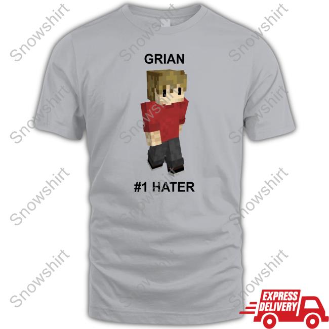 Grian #1 Hater T-Shirt Official Tlgrian Grian #1 Hater T Shirts