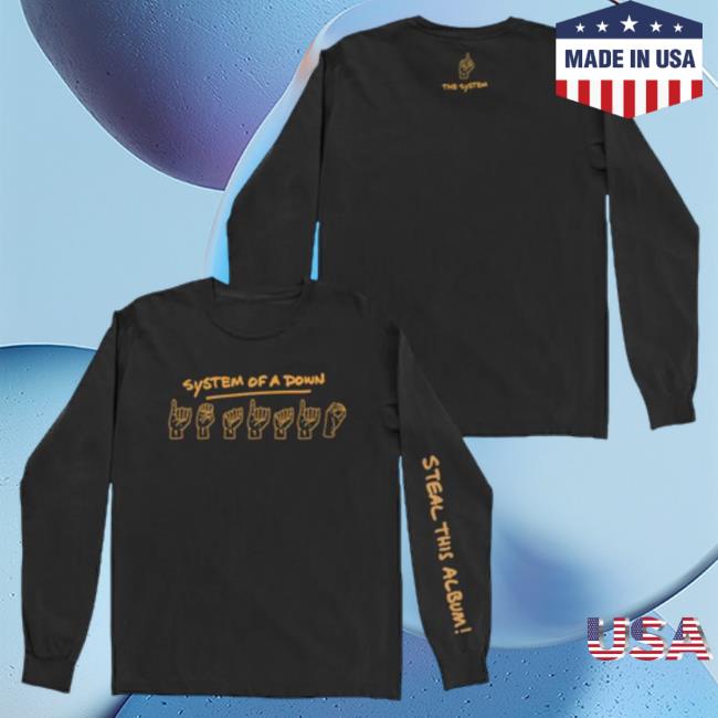 Official System Of A Down Merch Store Shop Merch System Of A Down Sign Language Long Sleeve