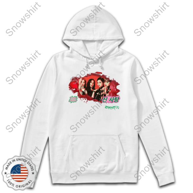 Official BLACKPINK x Lady Gaga Long Sleeve T-Shirt Sour Candy The Chromatica Ball BLACKPINK x Lady Gaga Hoodie Sour Candy