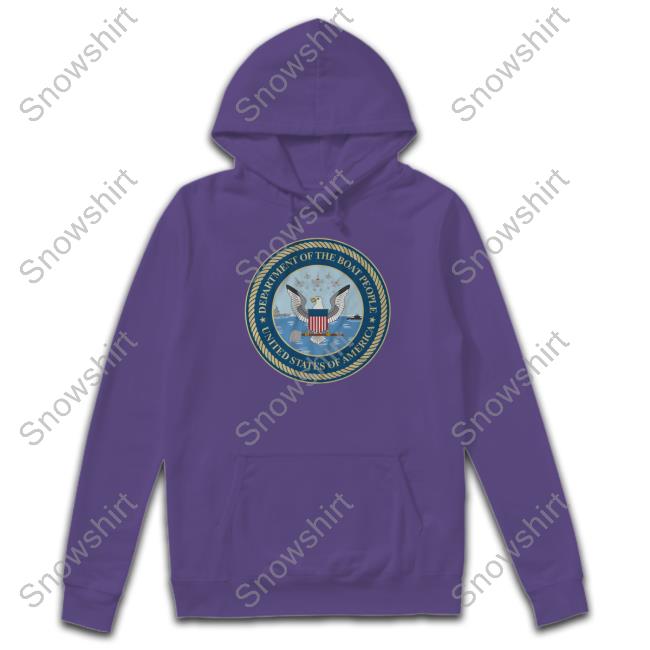Official Ryan Mcbeth Merch Department Of The Boat People Hoodie