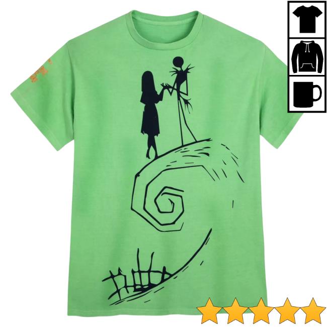 Official Shop Disney Merch Store Jack Skellington And Sally T-Shirt The Nightmare Before Christmas Shopdisney Appare Clothing