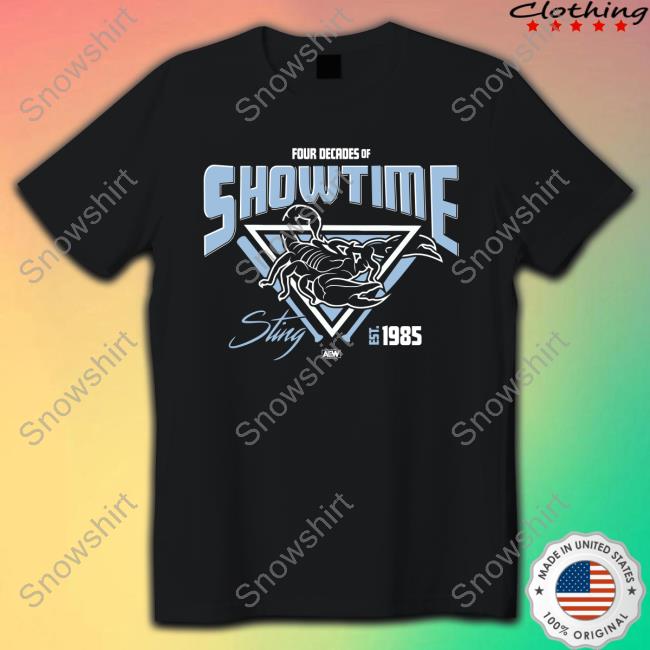 Official Four Decades Of Showtime! Sting Est.1985 Shirt