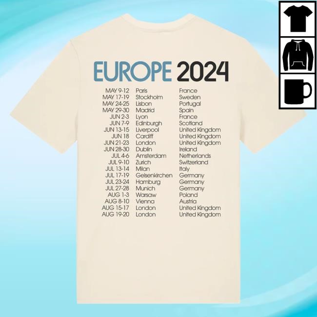 Official Paramore Merch Store Shop Paramore Natural Tour T-Shirt