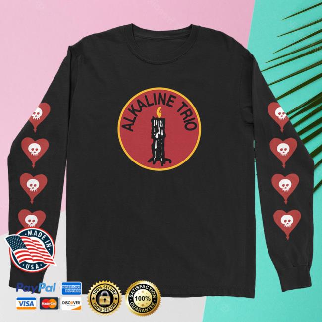 Official Kings Road Merch Store Alkaline Trio Candle LS Tee (Black) AlkalineTrio Kings Road Shop