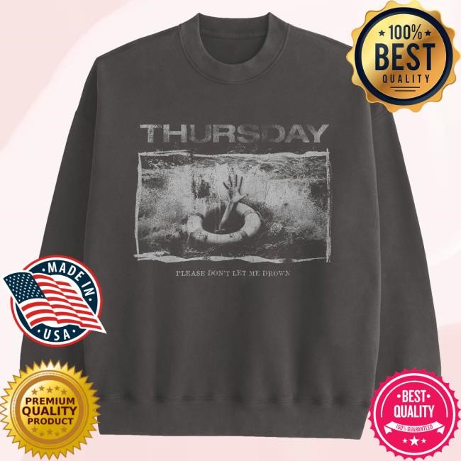 Official Thursday Band Workforce Drowning Sweatshirts Thursday Merch