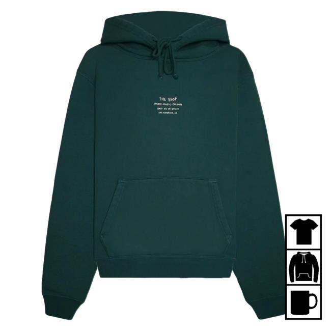Official Maverick Carter Shop Make Spring Hill Clothing Store The Shop By Hand Hoodie Forest Green Mavcarter SpringHill