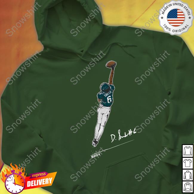 Devonta Smith One Hand Shirts Official Philadelphia Eagles Devonta Smith One Hand Shirt Breakingt Merch