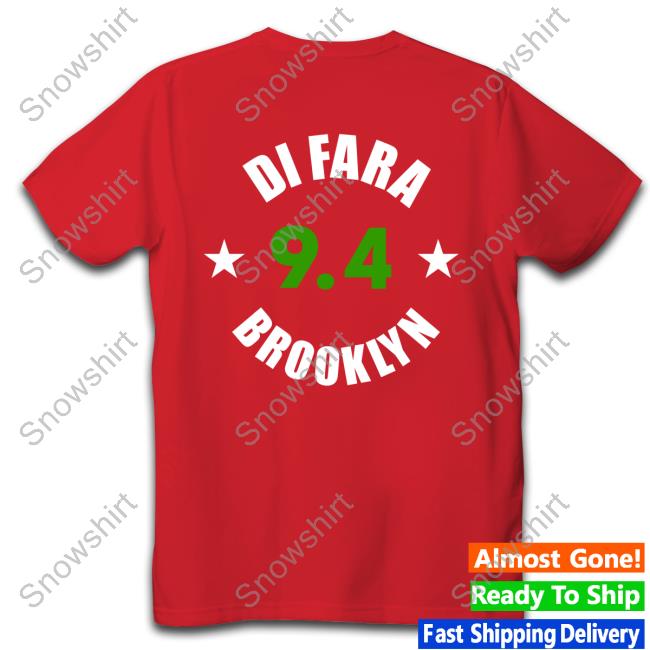 Dave Portnoy Difara 9.4 Brooklyn Tee Shirt Di Fara Pizzany Difara 9.4 Brooklyn Cap