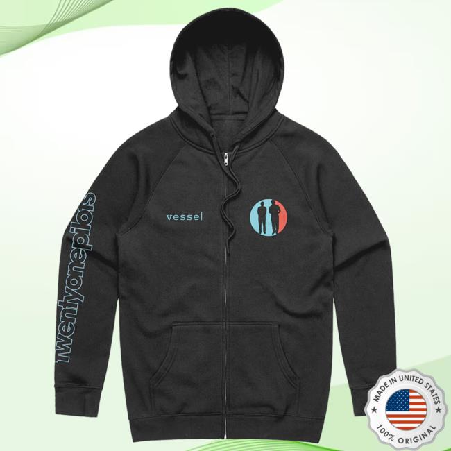 Official Twenty One Pilots Merch Store Vessel Power To The Local Dreamer Zip Up Hoodie