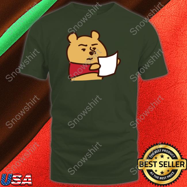 Us Shopping Sos Merch D-Made Kanahei Winnie The Pooh Reading Hooded Sweatshirt