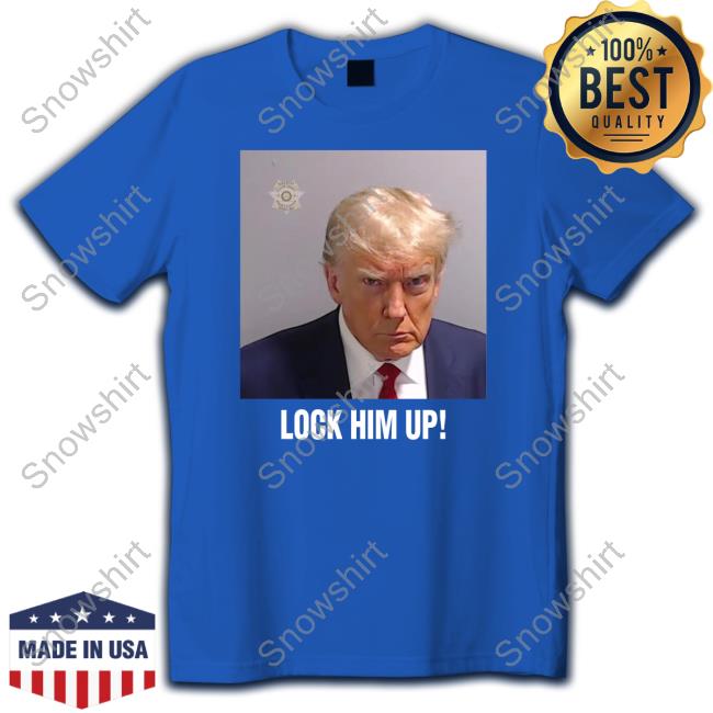 Official Trump Mugshot Lock Him Up Shirt Jon Cooper Trump Mugshot Lock Him Up Shirt
