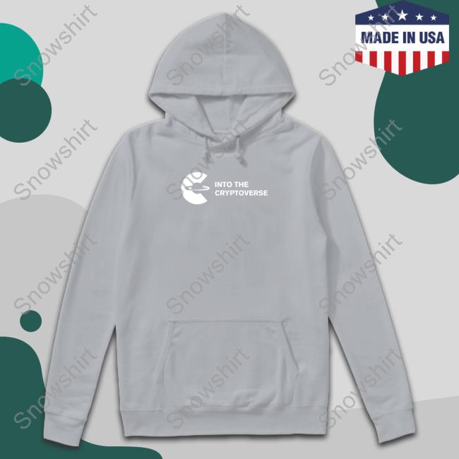 Into The Cryptoverse Logo Hoodie Into The Cryptoverse Merch Into The Cryptoverse Logo Hooded Sweatshirt