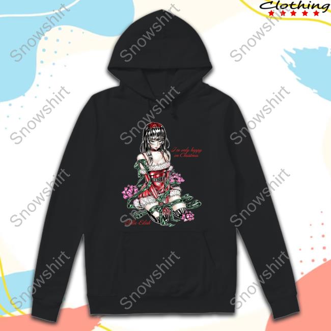 Billie Eilish I'm Only Happy On Christmas Tied Up Long Sleeve T Shirt