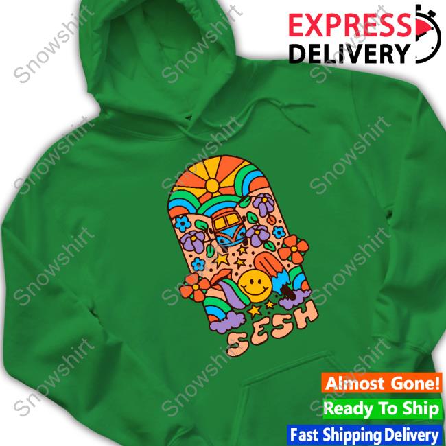 Official The Sesh Flower Power Sweatshirt Mile Higher Merch The Sesh Flower Power Tee