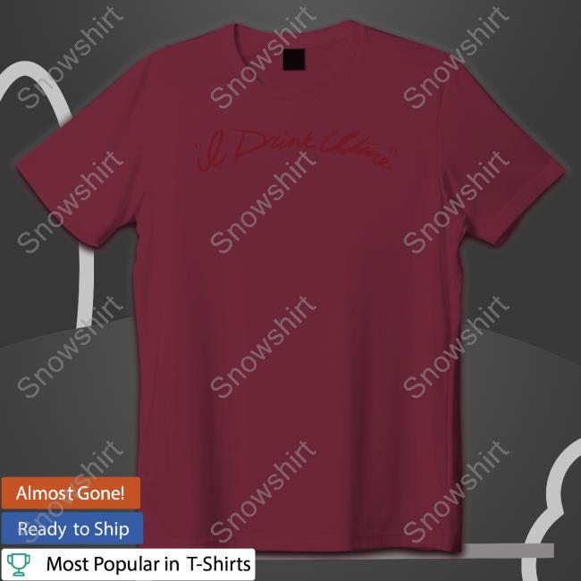 Adele I Drink Wine Burgundy Long Sleeve T Shirt