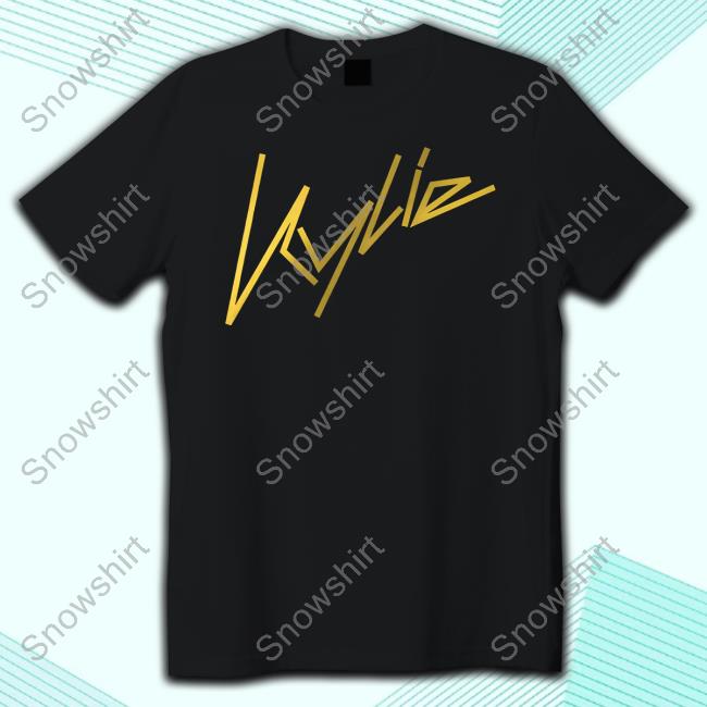 Official Kylie Store Kylie Foil Logo Shirt Long Sleeve Tee