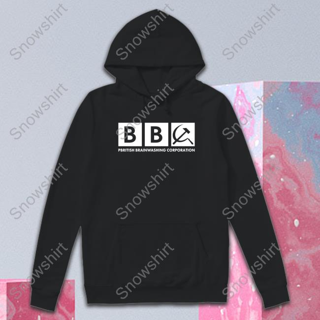 Official Paul Golding Bbc Pbritish Brainwashing Corporation Shirt Hammer And Sickle Icon