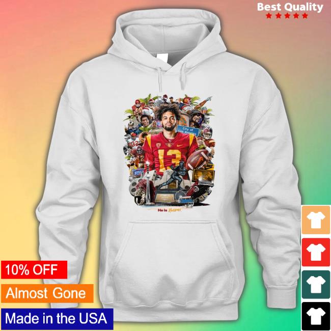 Official Caleb Williams USC 2022 Heisman Snoop Dogg X Caleb Williams Event Hollywood Los Angeles Poster Shirt