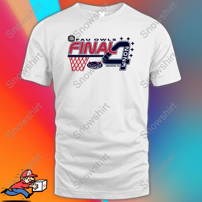NCAA FAU Owls 2023 Final Four Oversized Long Sleeve T Shirt NCAA FAU Owls 2023 Final Four Oversized Shirt