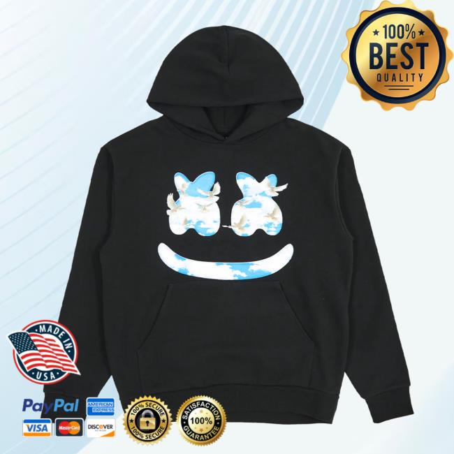 Official Marshmello Music Merch Clouds Tee Shirt