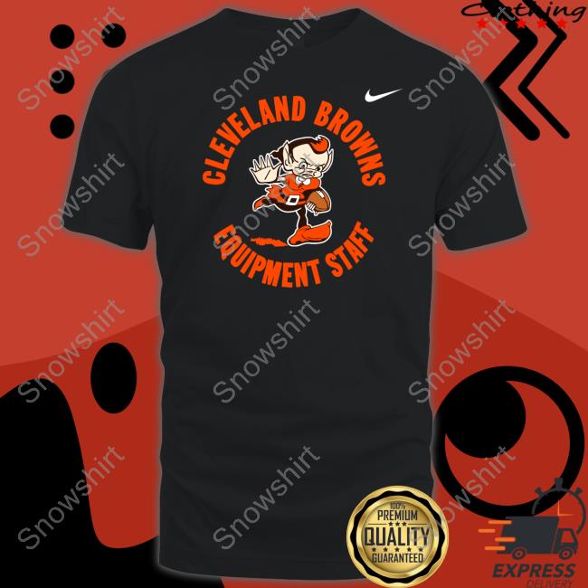 Cleveland Browns Equipment Staff T-Shirt Browns Give Back