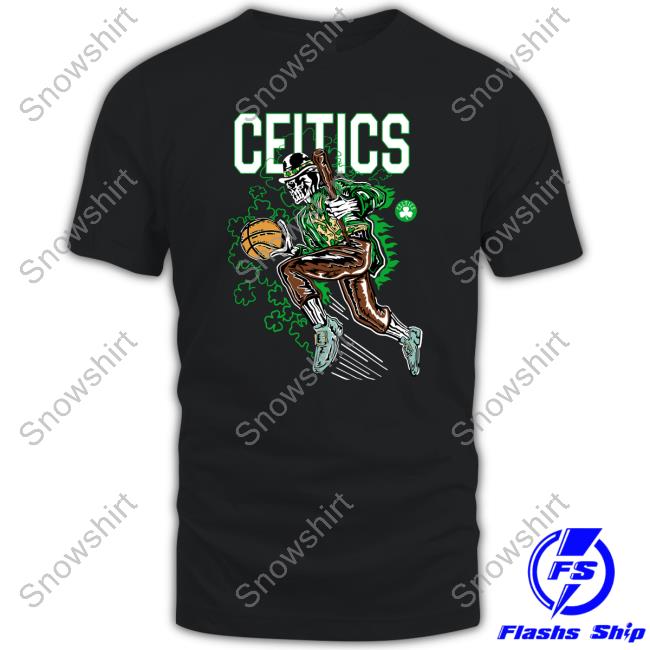 Warren Lotas Celtics Clover Crewneck Sweatshirt Warren Lotas Celtics Clover Shirt