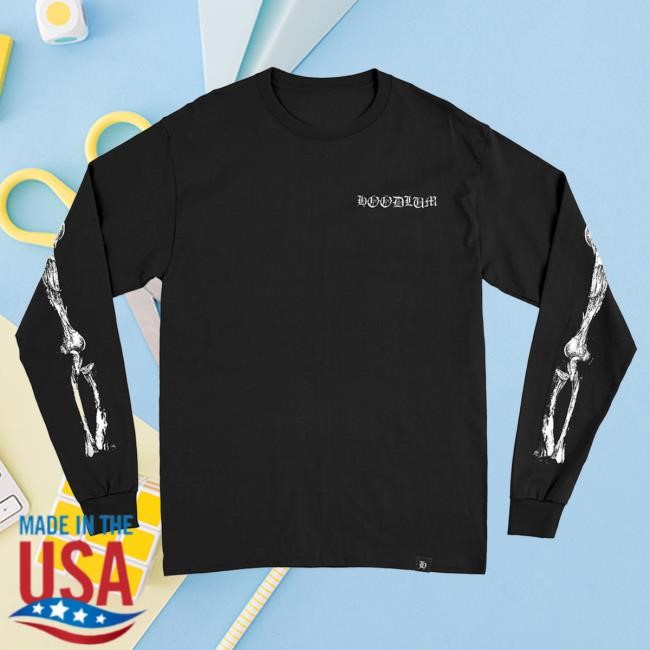 Bones Black Long Sleeve Shirt New