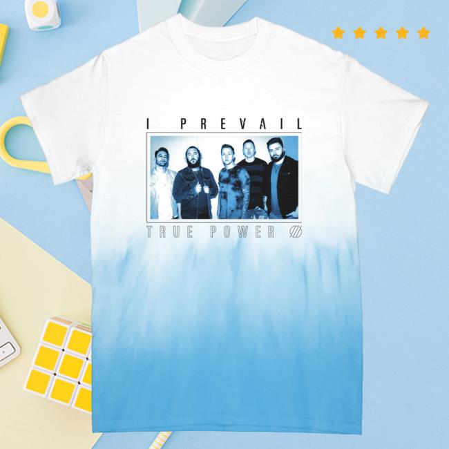 Official I Prevail Merch Store I Prevail True Power Band T Shirt (Dip Dye) I Prevail Apparel Clothing Shop IPrevail