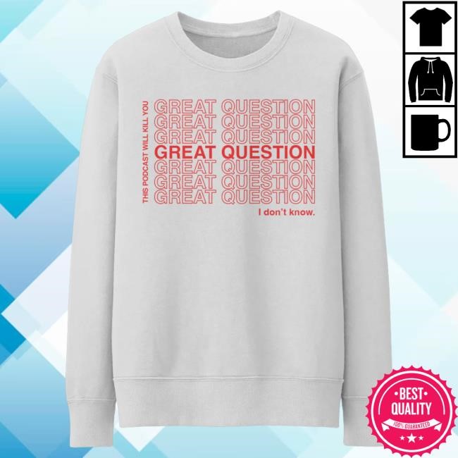 My Favorite Murder Great Question Crewneck | Exactly Right Media