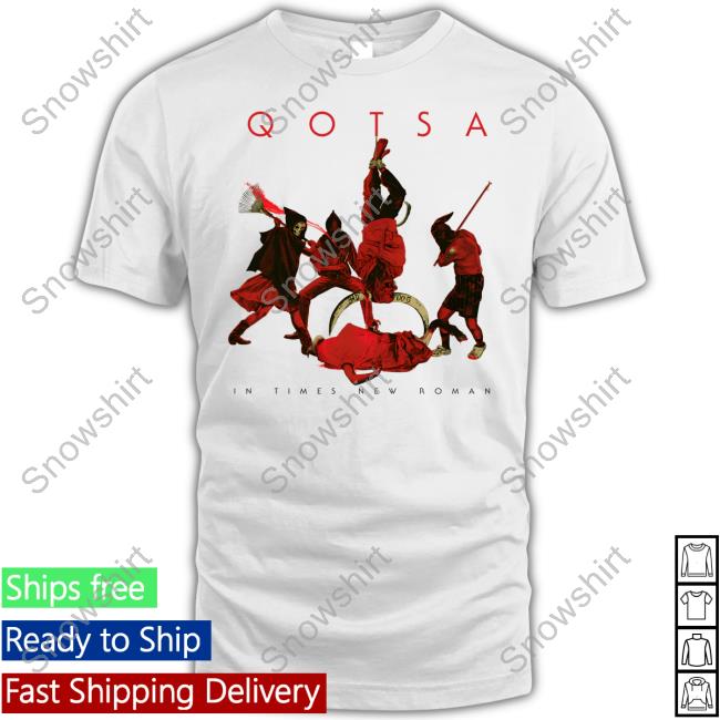Qotsa In Times New Roman Sand Shirt