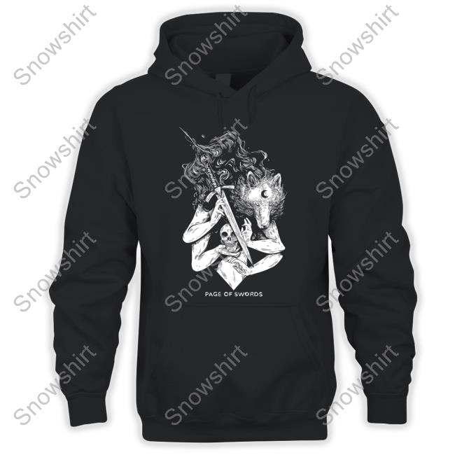 Wolf Skull Jack Page Of Swords T-Shirt