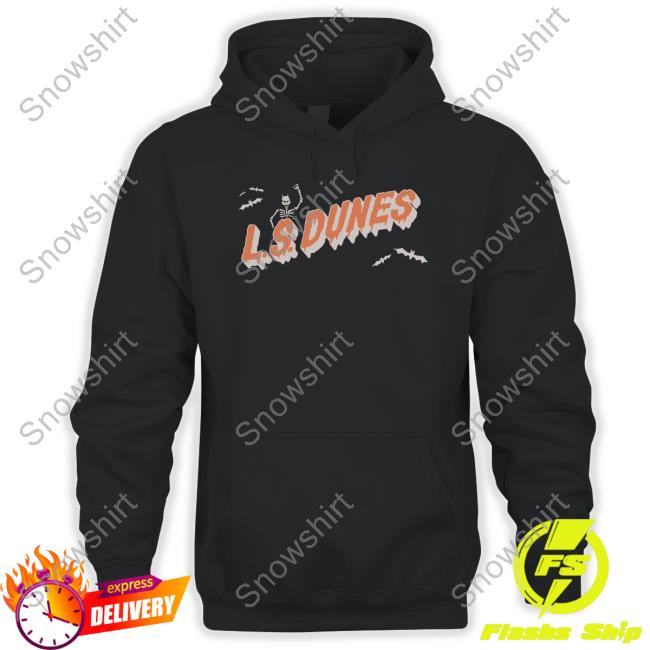 Official L.S. Dunes Spooky Skeleton T Shirt Official L.S. Dunes Spooky Skeleton T-Shirt