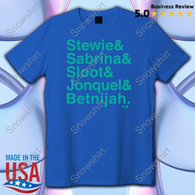 Breakingt New York Stewie & Sabrina & Sloot & Jonquel & Betnijah Long Sleeve Breakingt New York Stewie & Sabrina & Sloot & Jonquel & Betnijah Crewneck Sweatshirt