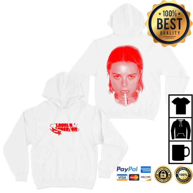 Lauren Sanderson Face Hoodie Sweatshirt