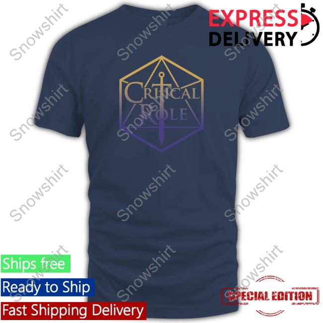 Critical Role Gradient Logo Long Sleeve T-Shirt Critical Role Gradient Logo Hoodie