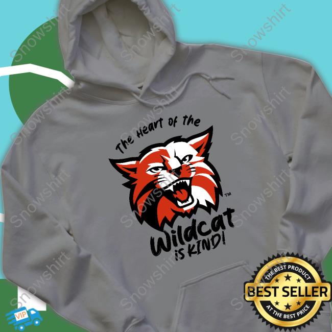 The Heart Of The Wildcat Is Kind Long Sleeve Tee Kind T&L Graphics Shirts