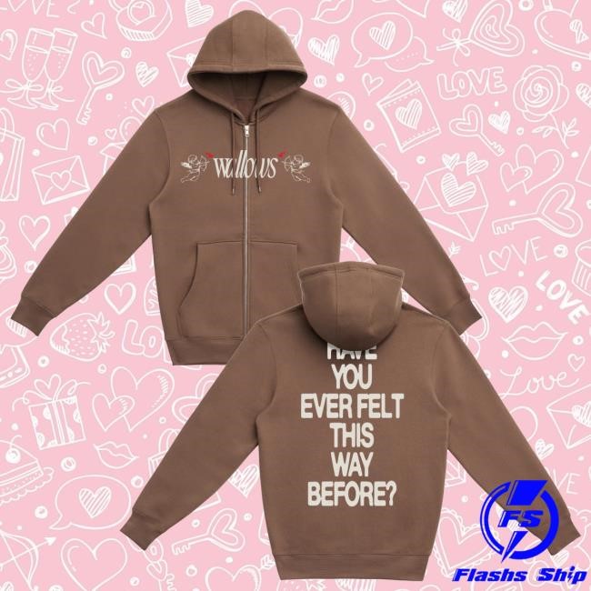 Wallows Classic Angel Zip-Up Hoodie Comfort Fit