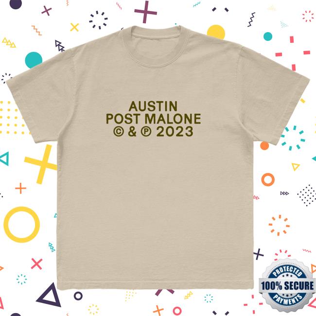 Austin Post Malone 2023 Tour Shirt