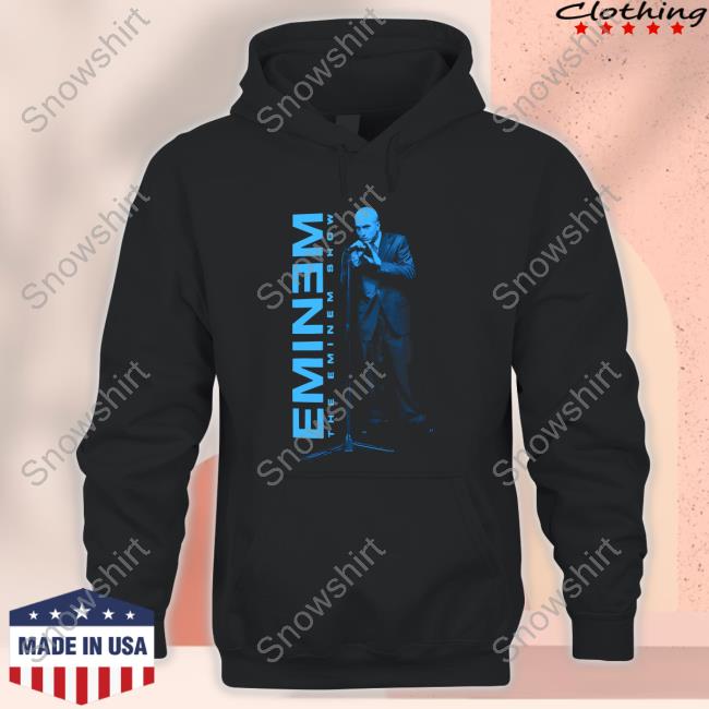 Eminem Merch The Eminem Show On The Mic T-Shirt The Eminem Show On The Mic Long Sleeve T-Shirt